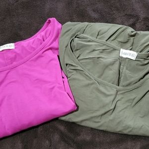 2 Larace Tunic style tops XL